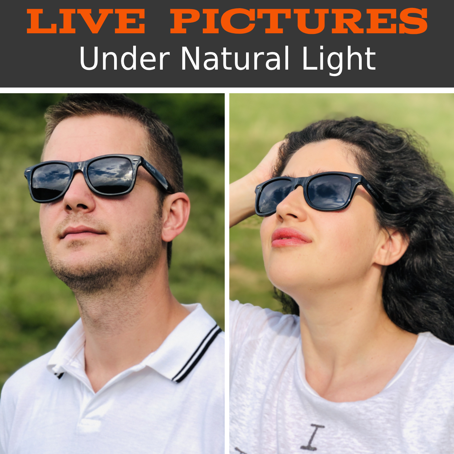 Polarized Sunglasses for Men and Women UV400 Polarized Sunglasses with Maintenance Set by REVOLUTTI